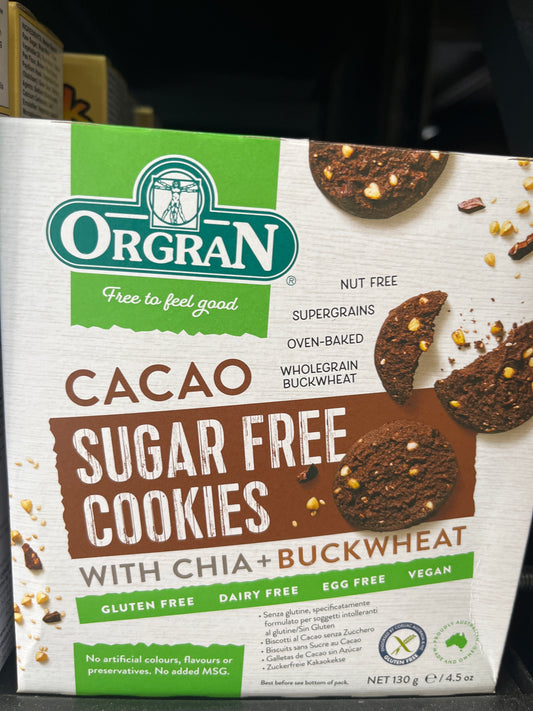 CACAO COOKIES - SUGAR FREE