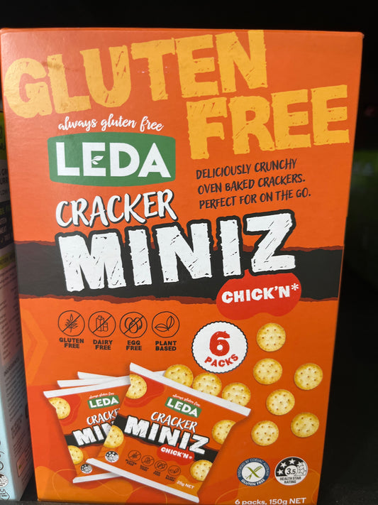 CRACKERS MINI 6 PACK - CHICKEN