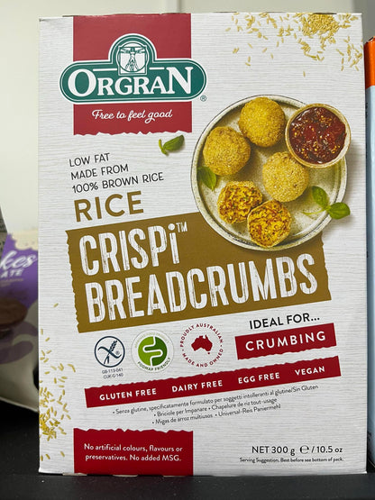 RICE CRISPI CRUMBS GLUTEN FREE