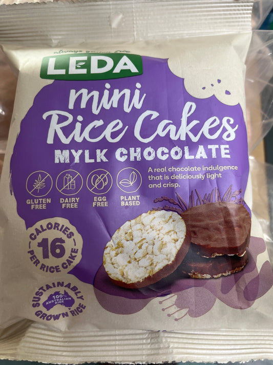 RICE CRACKERS - CHOC COATED GLUTEN FREE